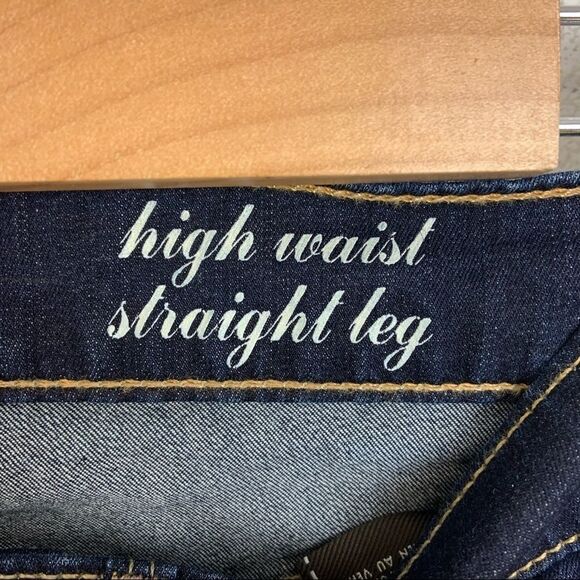 7 For All Mankind hi-Rise, Straight Jeans - Picture 4 of 7